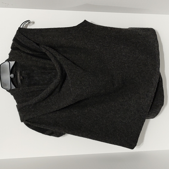 Black & Gray Woolblend Banana Republic Sweater Vest sz Medium - Picture 7 of 7